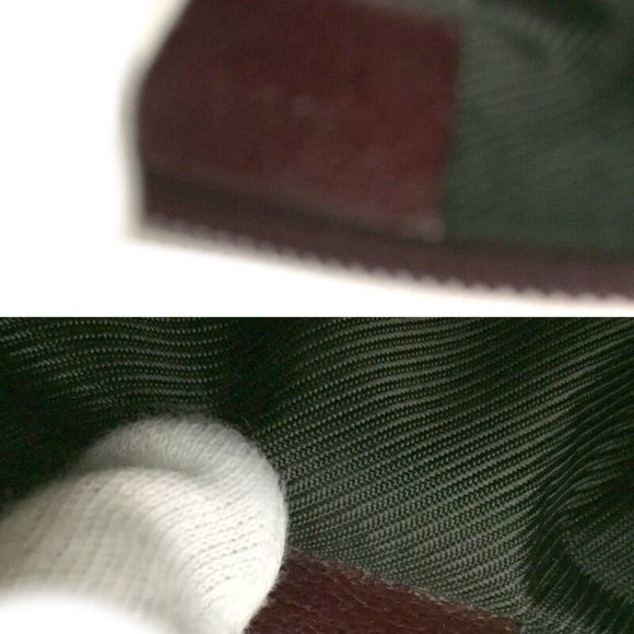 GUCCI GG Logo Canvas Cosmetic Pouch Bag /1E2575 - Picture 8 of 8